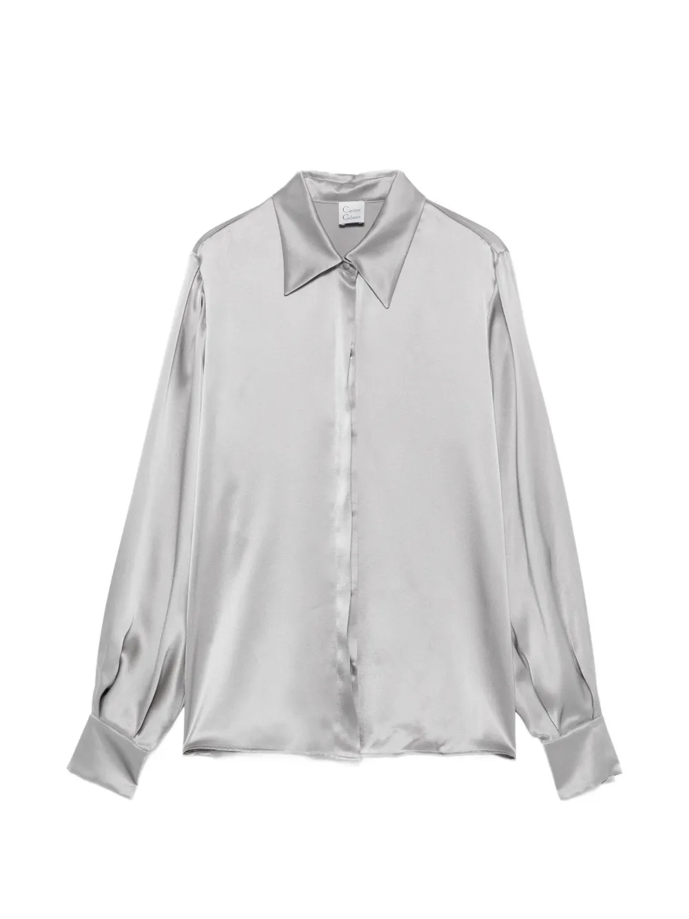 Carine Gilson Camicia in seta - Grigio