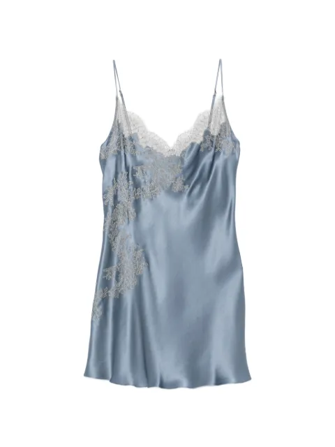 Carine Gilson lace-trim slip dress