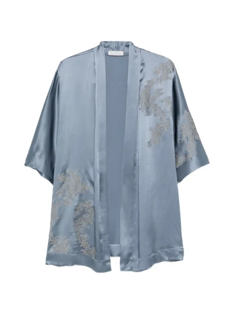 Carine Gilson Kimono con rifinitura in pizzo