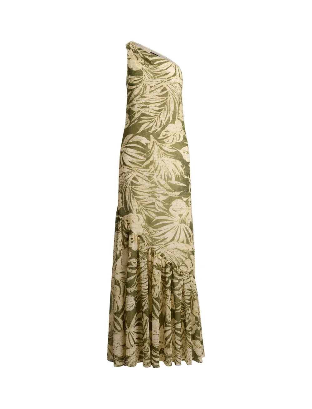 Lauren Ralph Lauren Abito lungo monospalla - Verde