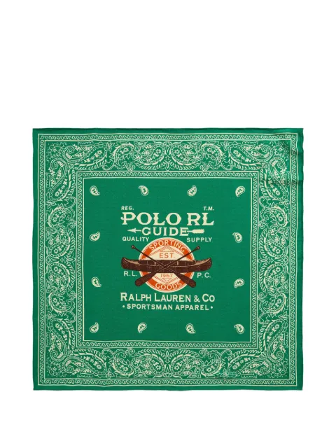 Polo Ralph Lauren wool graphic bandanna