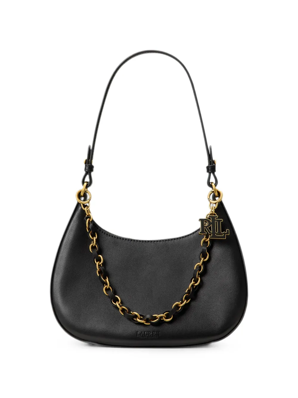 Lauren Ralph Lauren Borsa a spalla Marcy media con catena - Nero