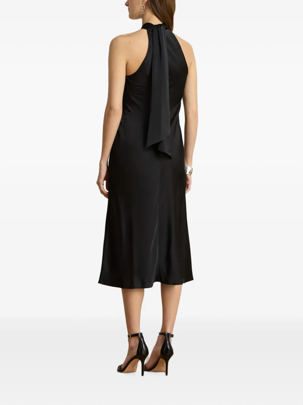 Lauren Ralph Lauren Mouwloze midi-jurk Zwart