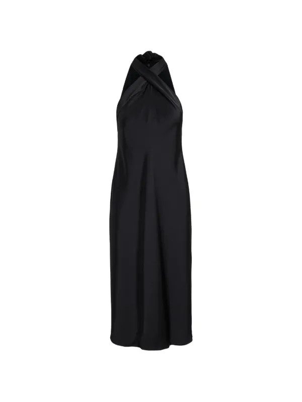 ralph lauren black sleeveless dress Lauren Midi | Sleeveless turtleneck dress