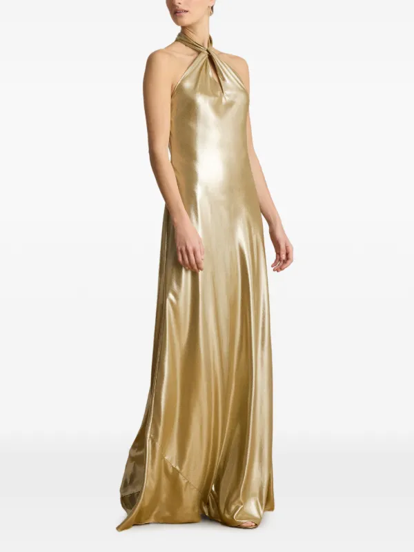 ralph lauren gold evening dress Dresses SPECIAL