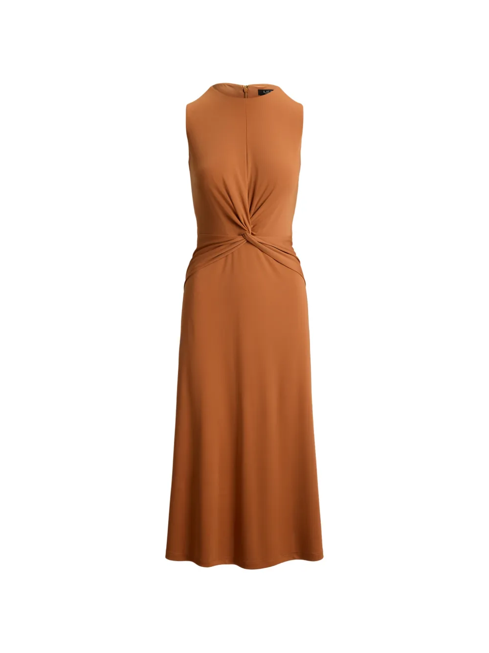 Lauren Ralph Lauren Abito midi svasato - Arancione