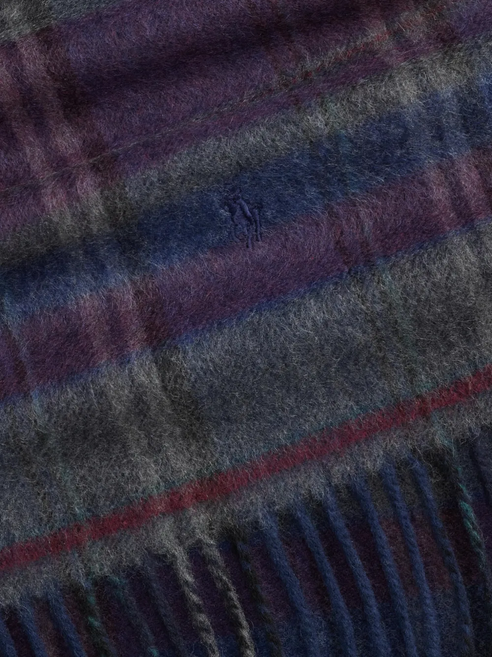 Polo Ralph Lauren Geruite sjaal Grijs
