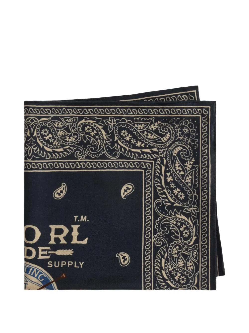 Polo Ralph Lauren paisley-print bandana scarf Blauw