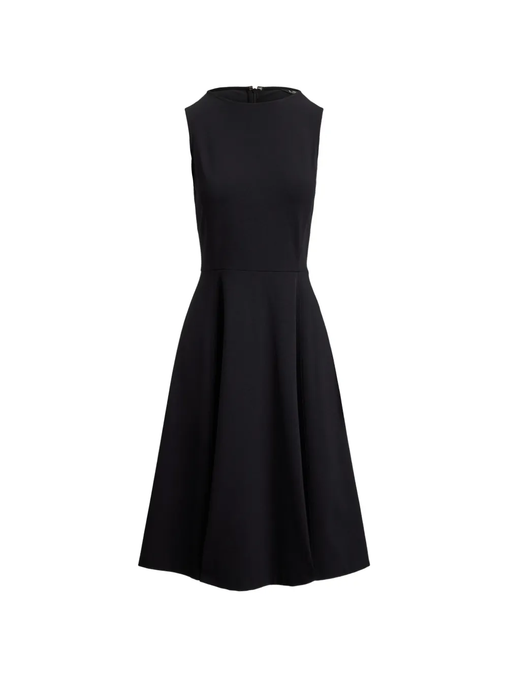 Lauren Ralph Lauren sleeveless ponte midi dress - Nero