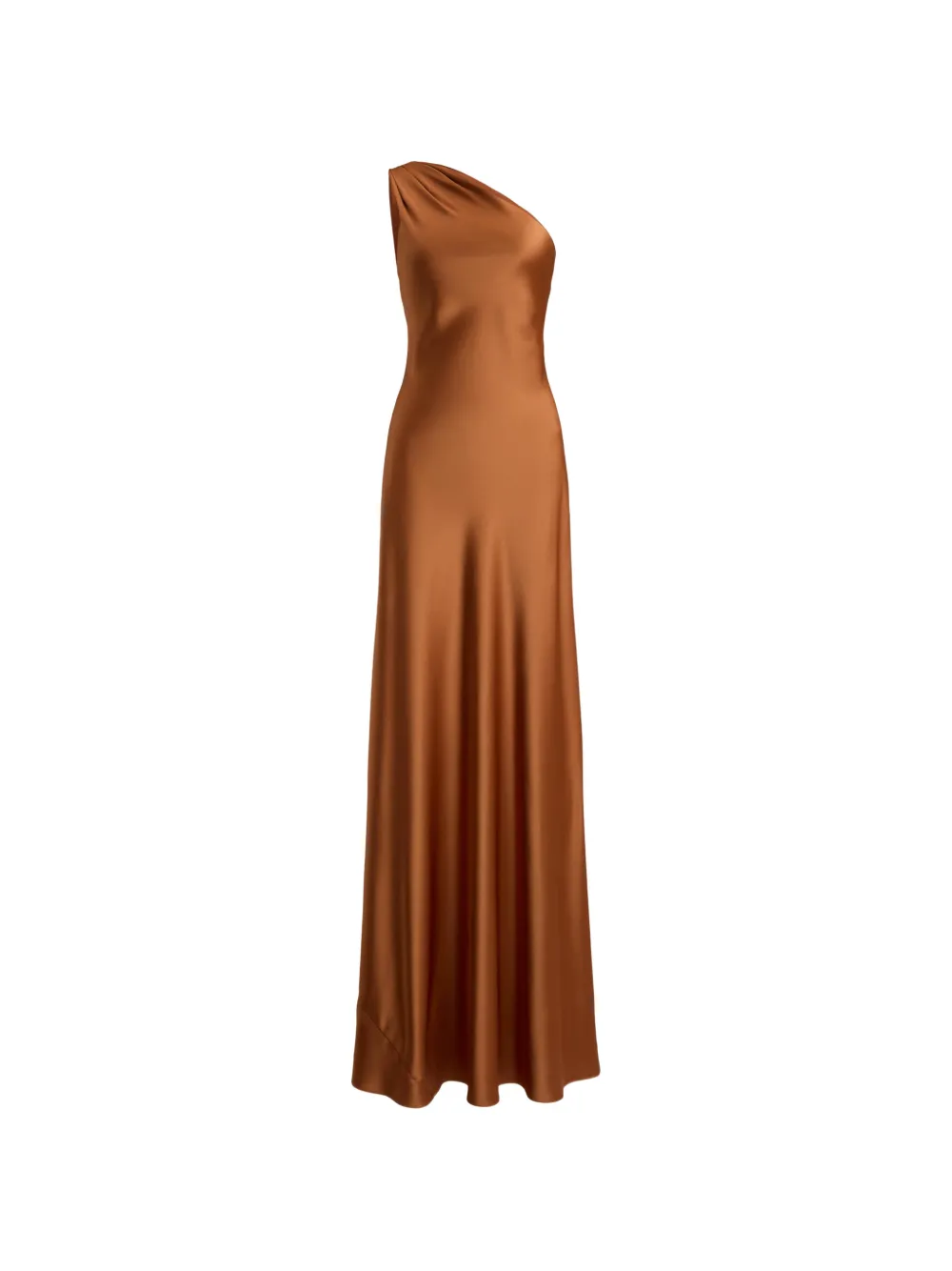 Lauren Ralph Lauren Abito lungo monospalla - Marrone