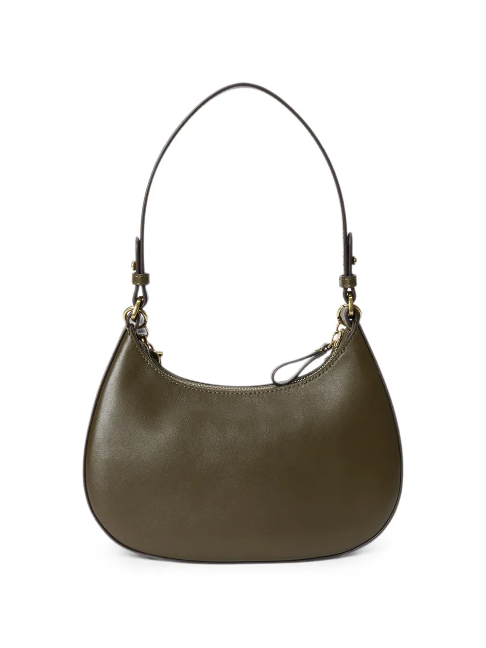 Lauren Ralph Lauren Medium Marcie leren schoudertas Groen