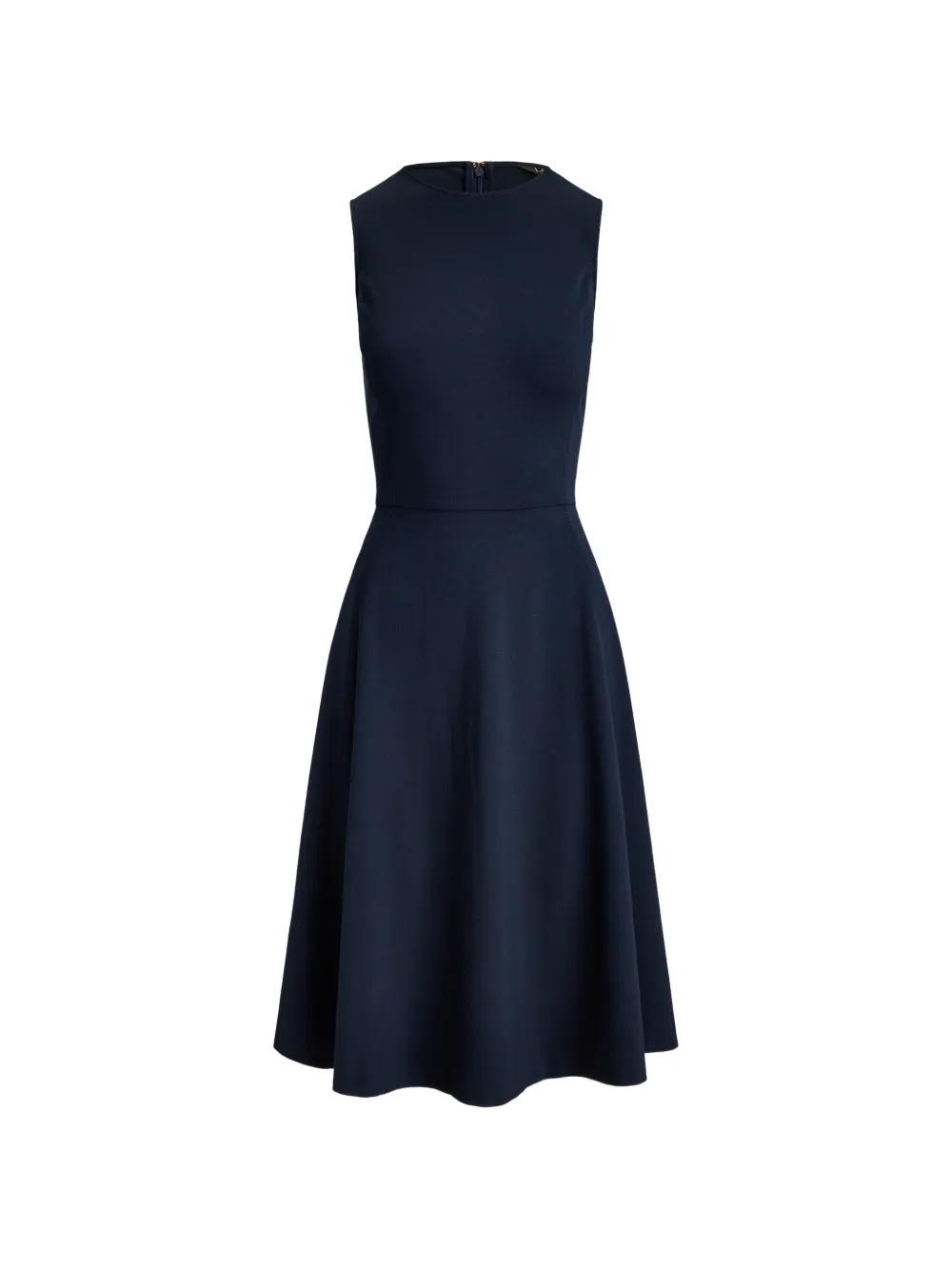 Lauren Ralph Lauren sleeveless princess-seam midi dress - Blu