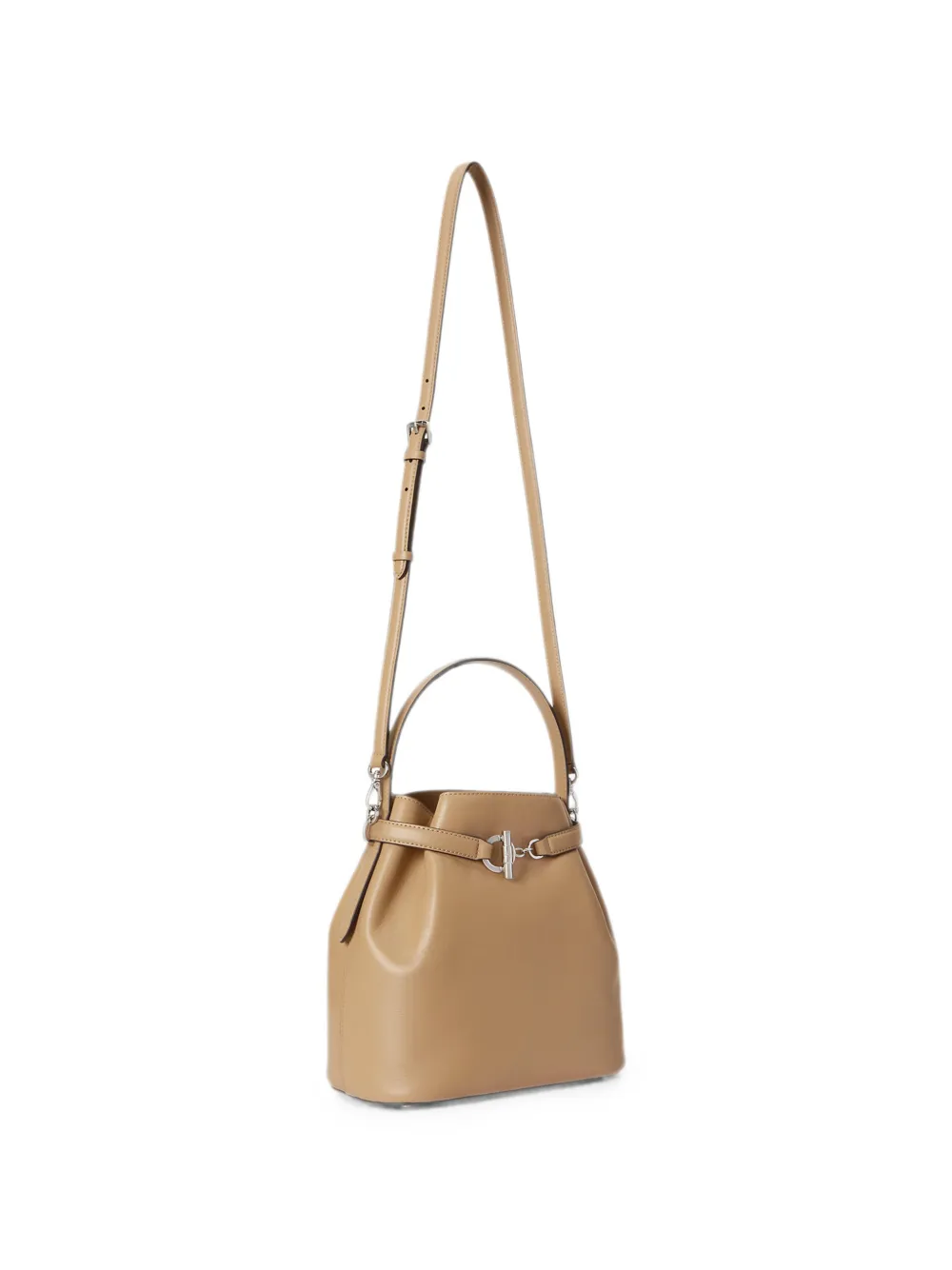 Lauren Ralph Lauren Medium Blaike leren bucket-tas Bruin