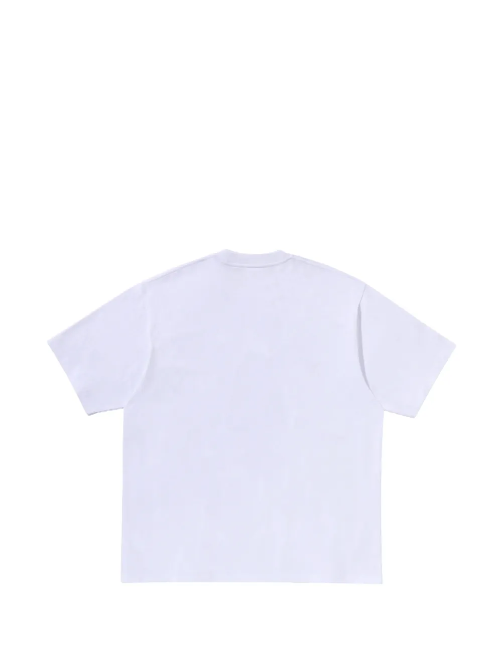 A BATHING APE T-shirt met logoprint Wit