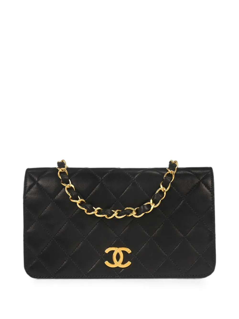 CHANEL Pre-Owned Borsa a spalla Full Flap mini 2000-2002 - Nero
