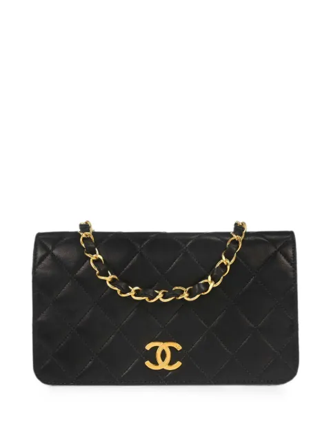 CHANEL Pre-Owned 2000-2002 mini Full Flap diamond-quilted shoulder bag