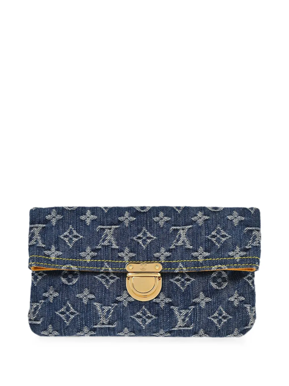Louis Vuitton Pre-Owned Clutch Monogram denim 2006 - Blu