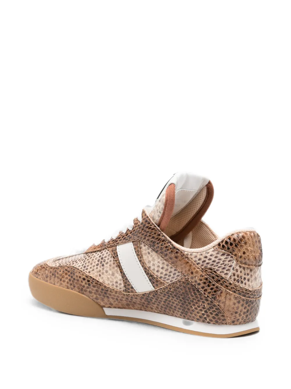 Chloé Kick snakeskin-effect sneakers Bruin