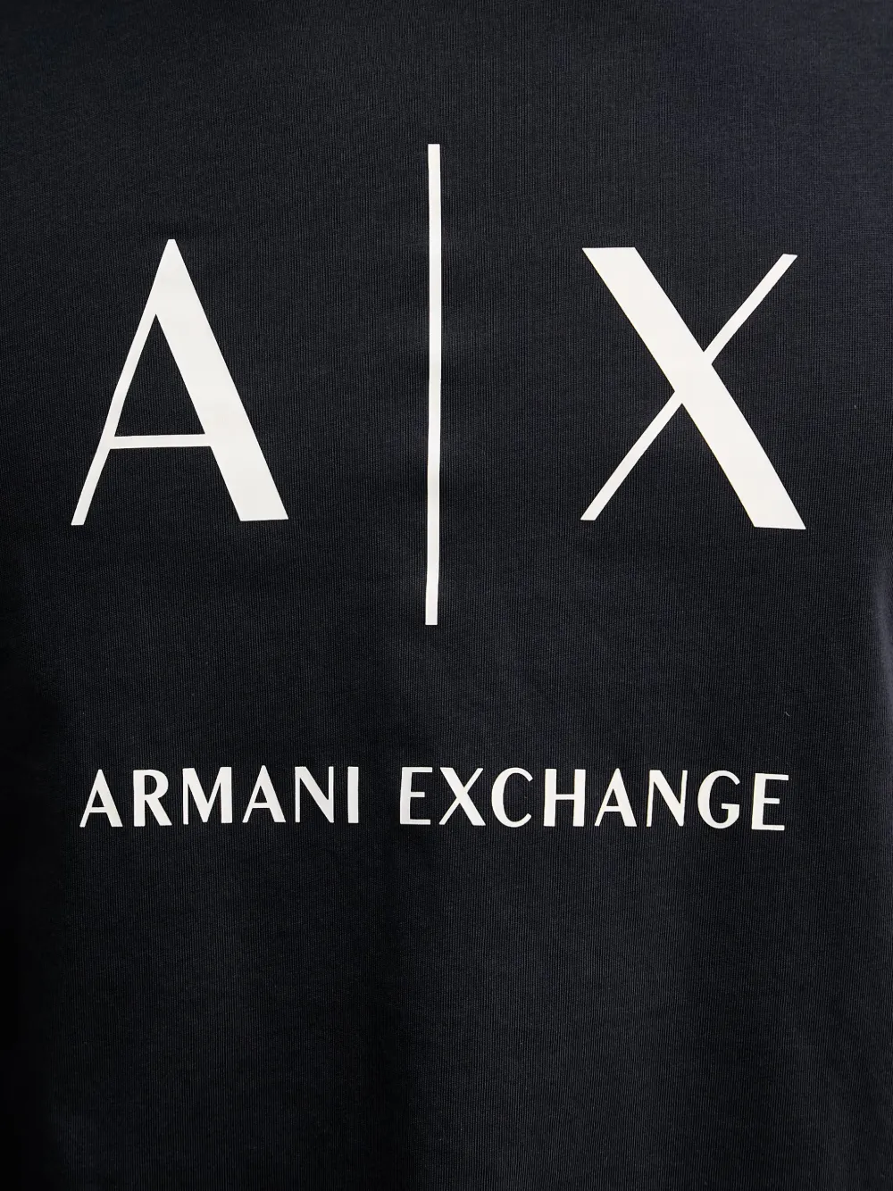 Armani Exchange T-shirt met logoprint Zwart