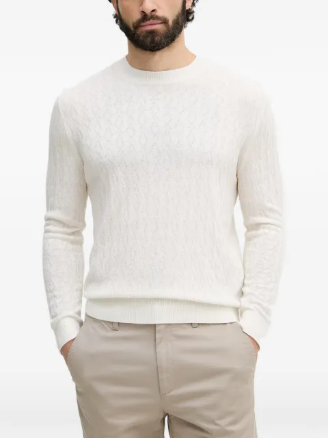 Armani Exchange textured-knit sweater