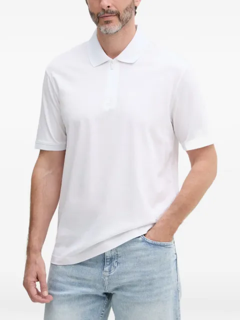 Armani Exchange zip-fastening polo shirt