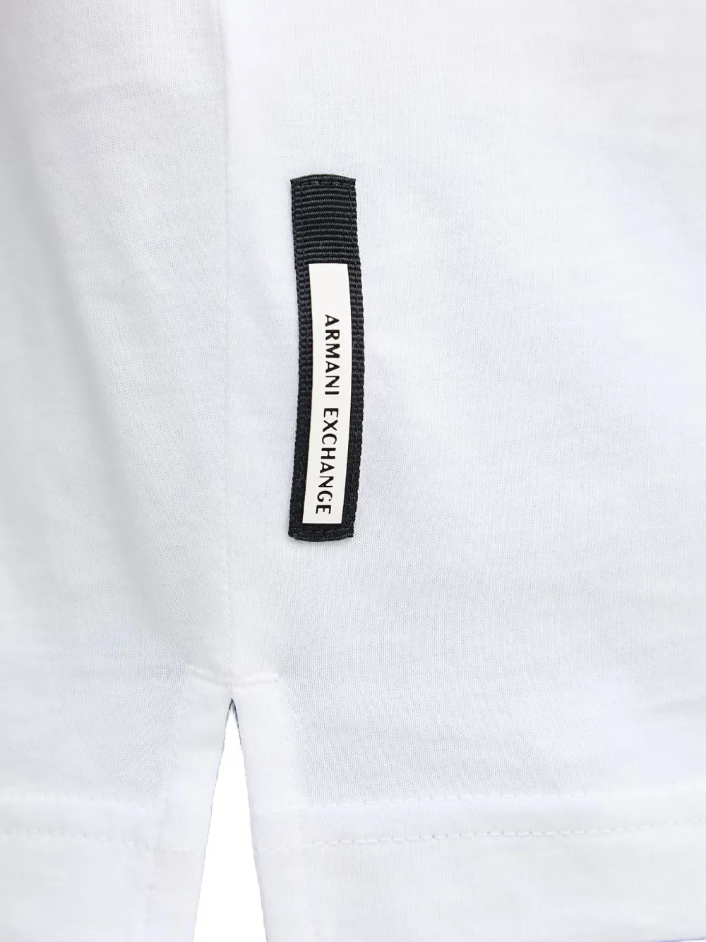Armani Exchange Poloshirt met rits Wit