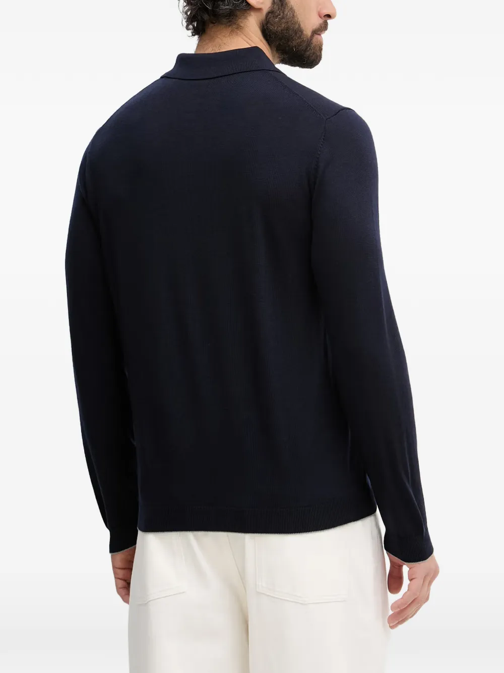 Aeronautica Militare Sweater met geborduurd logo Blauw
