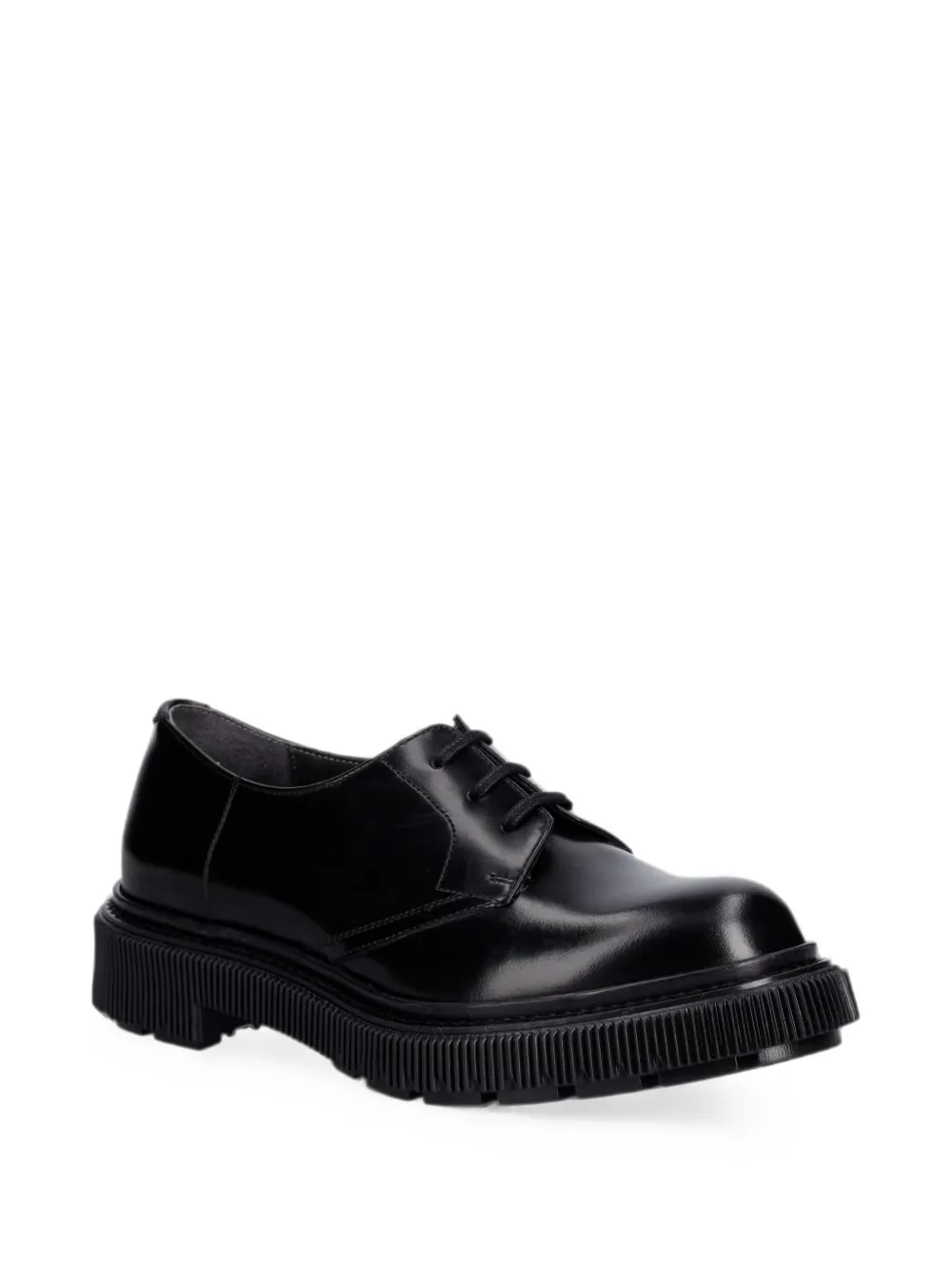 Adieu Paris chunky-sole derby shoes Zwart