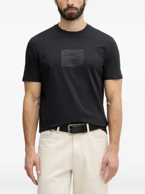 Armani Exchange logo-print crew-neck T-shirt