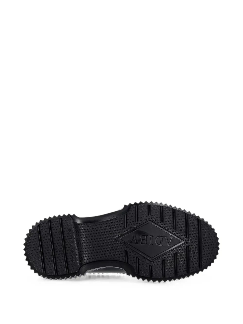 Adieu Paris brogue-detail platform loafers Zwart