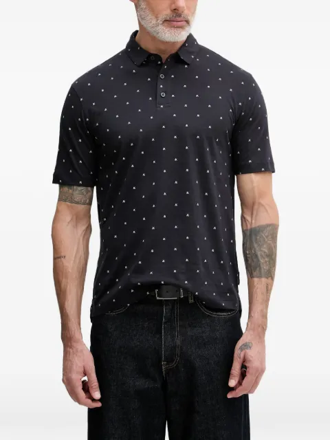 Armani Exchange logo-print short-sleeve polo shirt