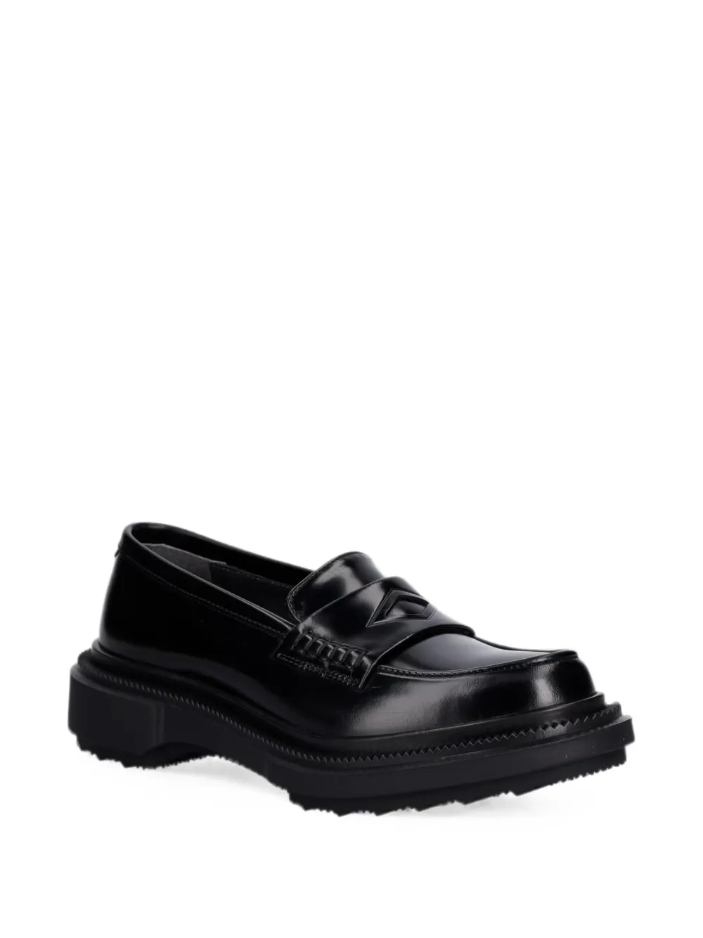 Adieu Paris chunky-sole loafers Zwart