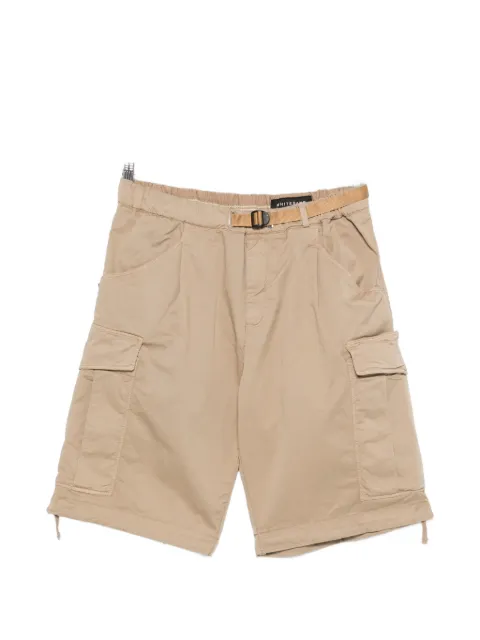 White Sand belted pocket shorts