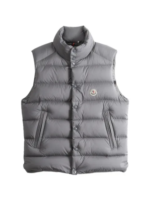 Moncler Tibb quilted logo-patch gilet