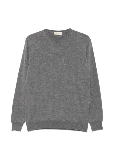 SERGIO MORETTI FIRENZE crew neck ribbed-trim sweater