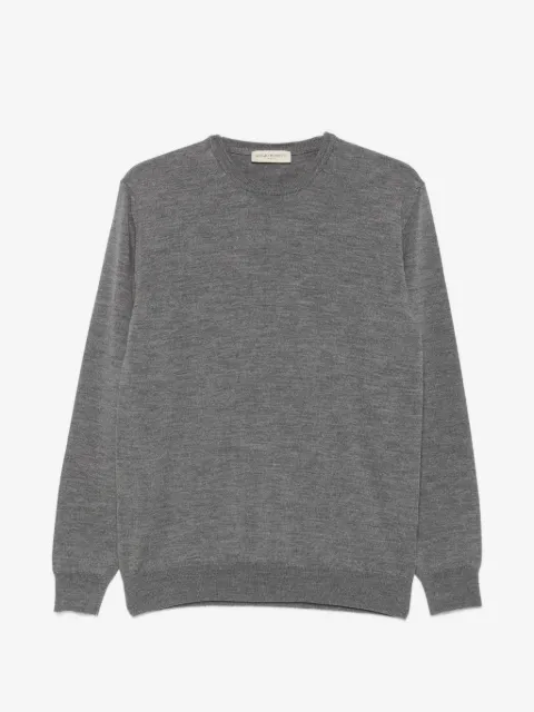 SERGIO MORETTI FIRENZE crew neck ribbed-trim sweater