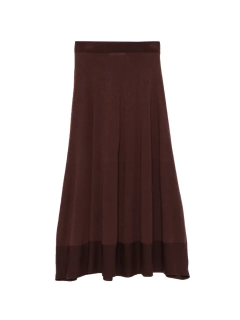 SERGIO MORETTI FIRENZE — fine-knit flared skirt