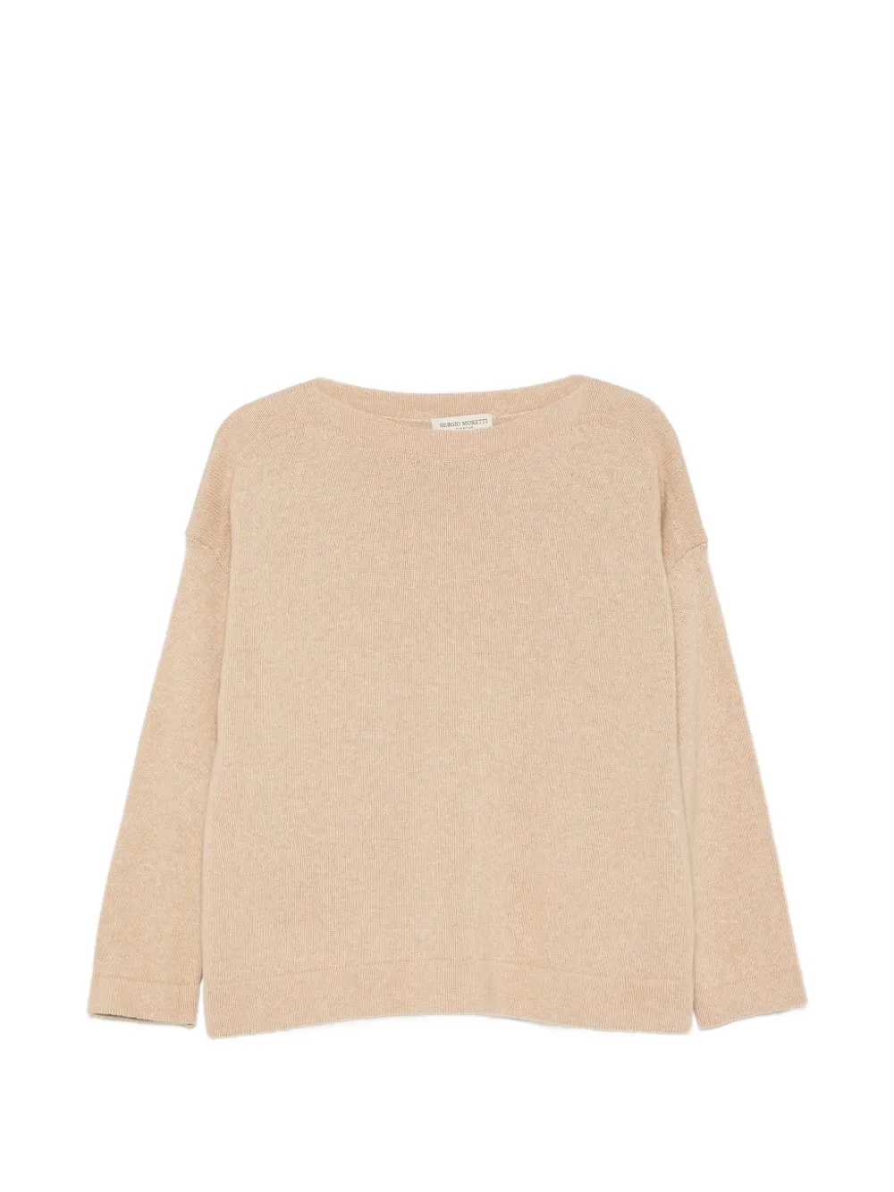 SERGIO MORETTI FIRENZE boat-neck sweater - Toni neutri