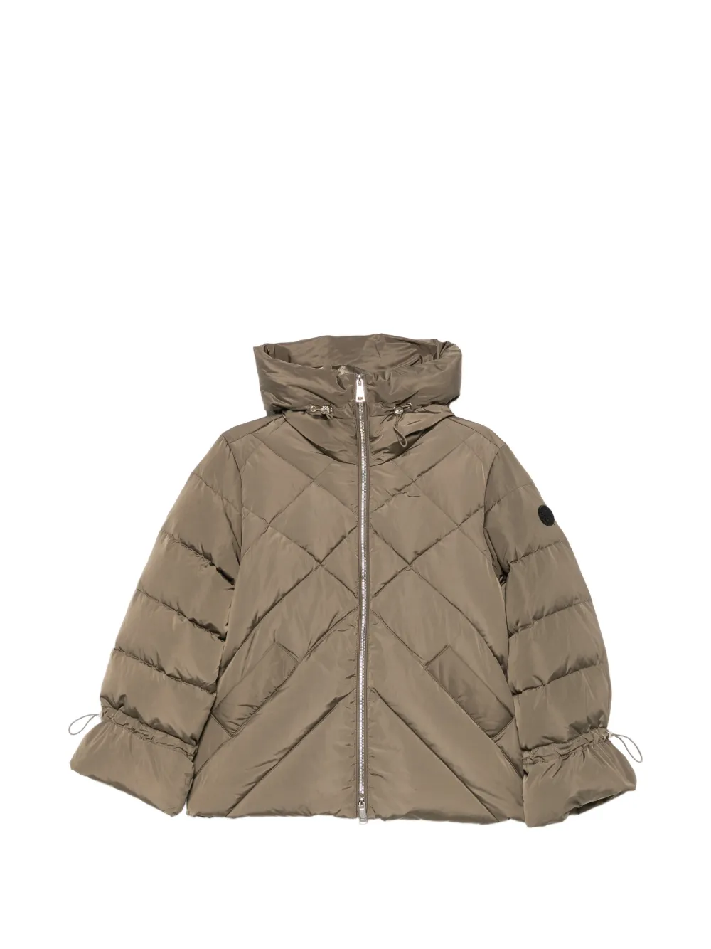 SERGIO MORETTI FIRENZE quilted drawstring-cuff puffer jacket - Verde