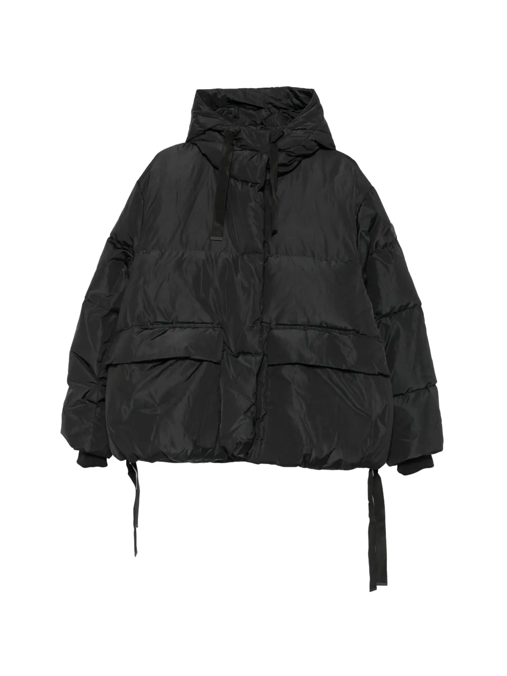 SERGIO MORETTI FIRENZE hooded padded jacket - Black