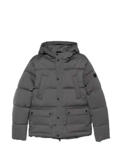 SERGIO MORETTI FIRENZE logo-patch padded jacket