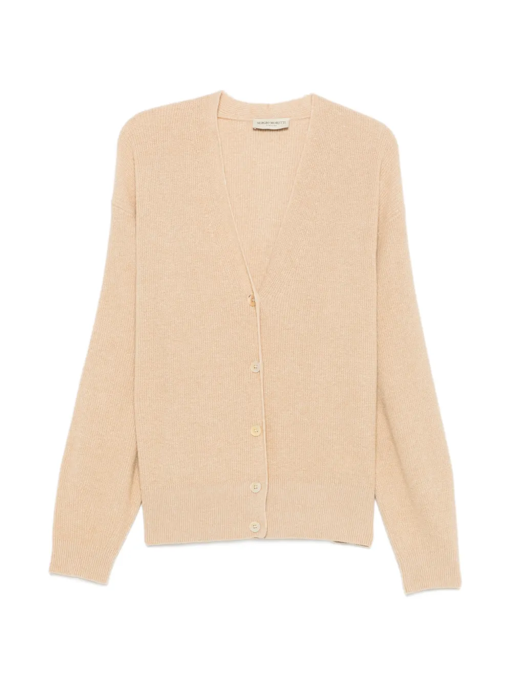 SERGIO MORETTI FIRENZE V-neck button-up cardigan - Neutrals