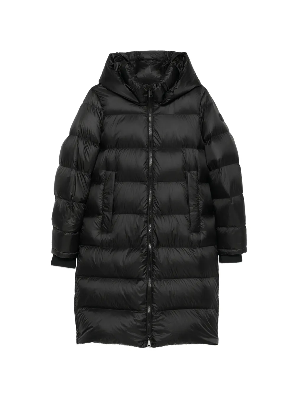 SERGIO MORETTI FIRENZE hooded padded coat - Nero
