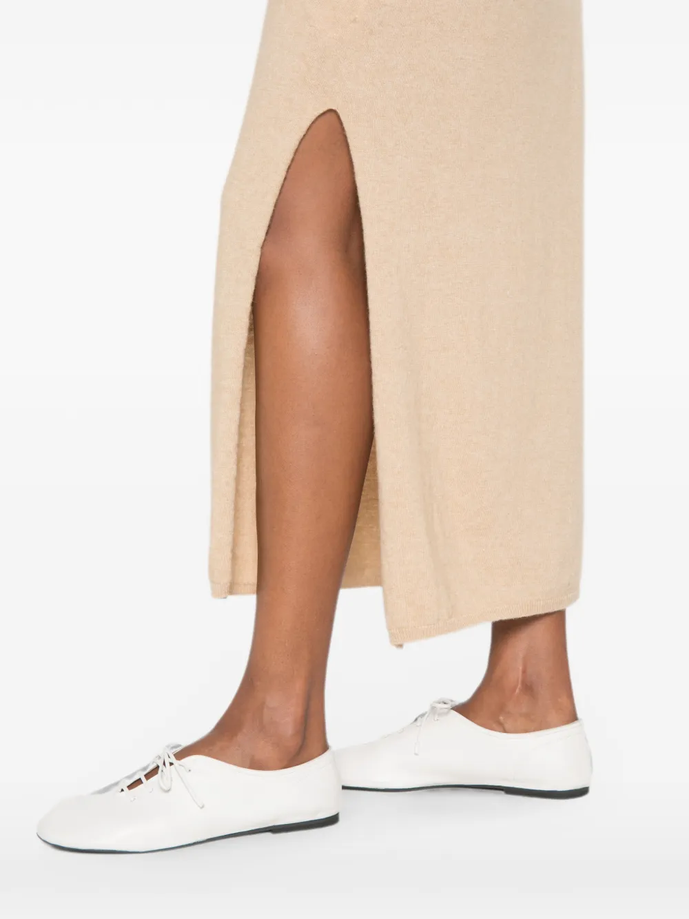SERGIO MORETTI FIRENZE Mouwloze jurk Beige