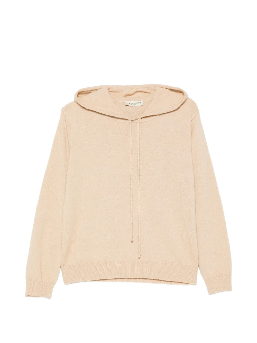 SERGIO MORETTI FIRENZE drawstring hoodie - Toni neutri