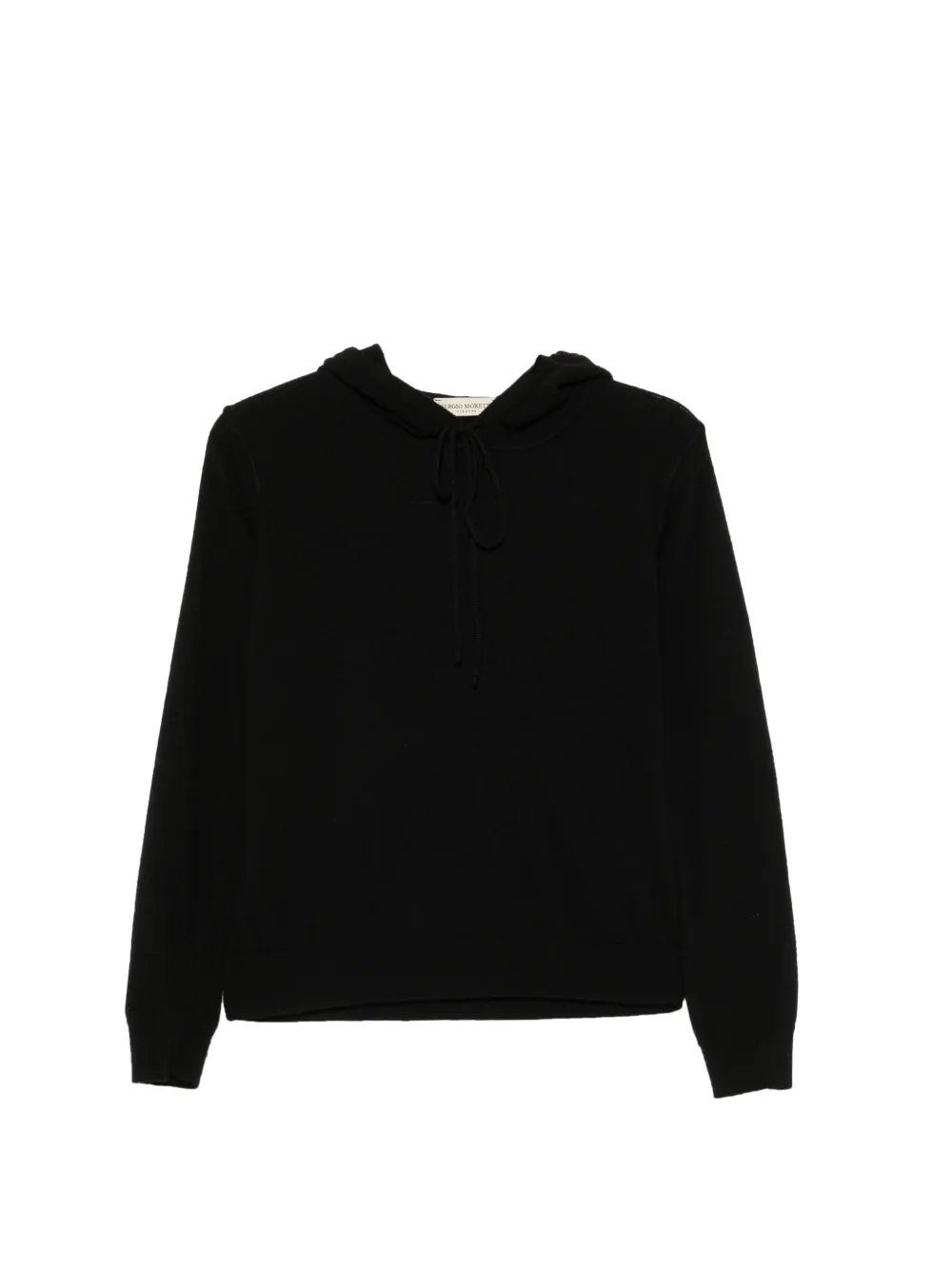 SERGIO MORETTI FIRENZE drawstring-fastening hoodie - Nero