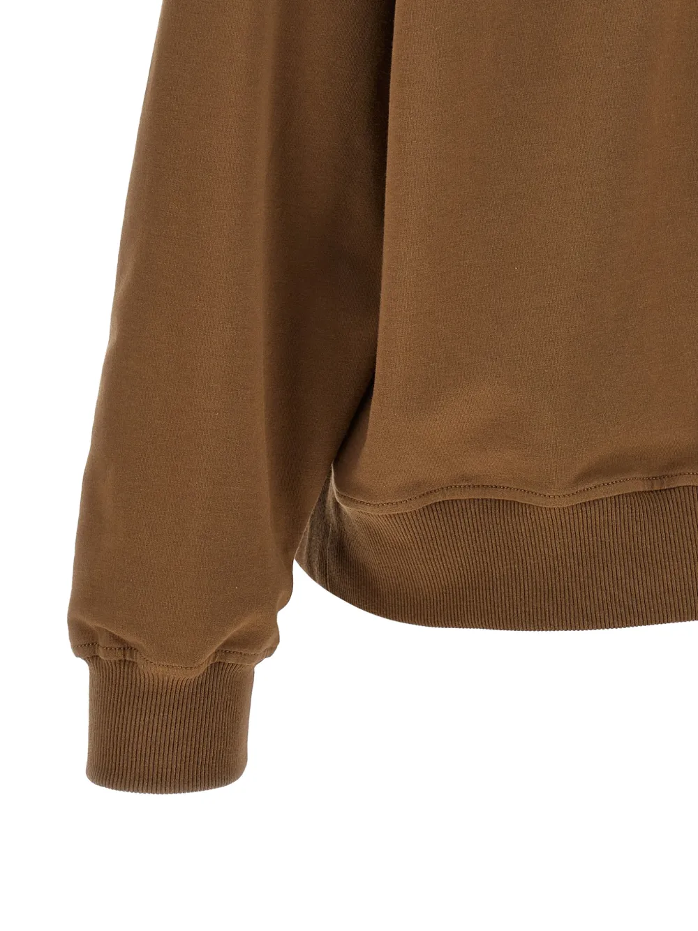 Brunello Cucinelli Hoodie met rits Bruin