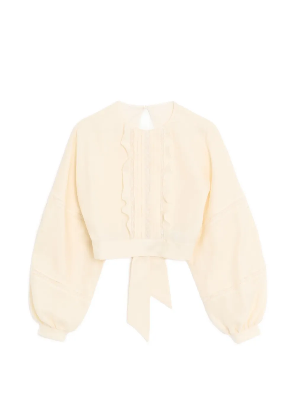 Valentino Garavani Couture linen top - Toni neutri