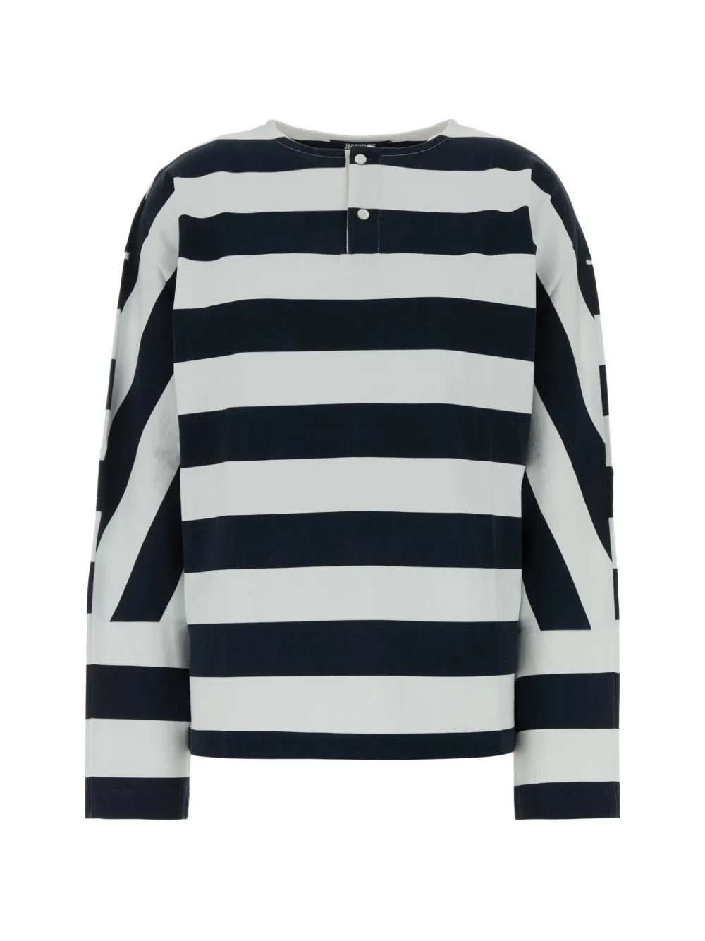 Jacquemus Marinière horizontal-stripe polo shirt - Blu