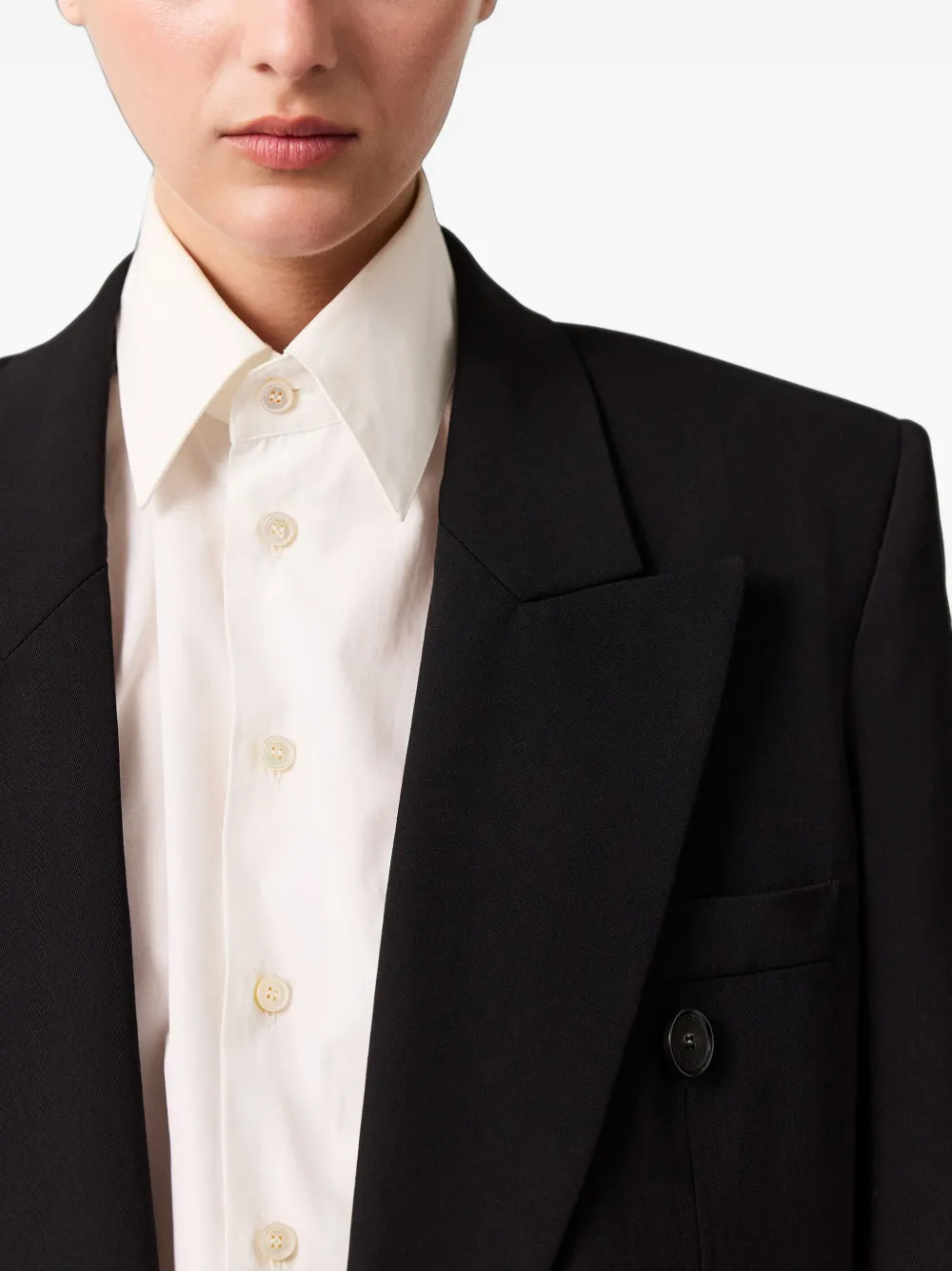 Stella McCartney Oversized blazer Zwart